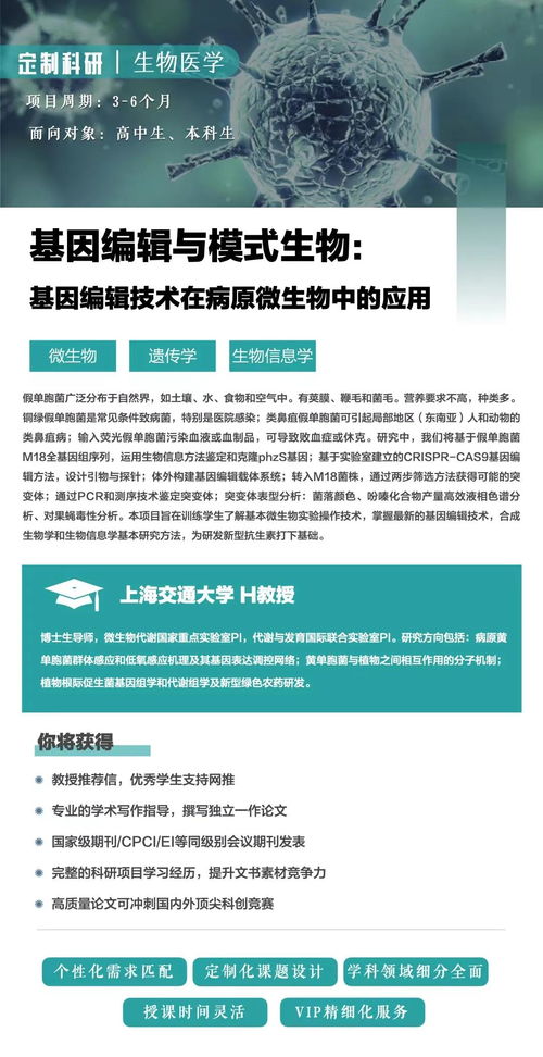 基因編輯技術(shù)在病原微生物中的應(yīng)用及其生物技術(shù)研究開發(fā)前景——以上海交通大學(xué)微生物遺傳學(xué)研究為例